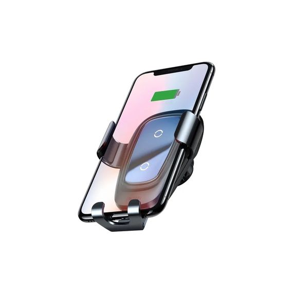 Універсальний автотримач Baseus Metal Gravity with technology Qi 10W (WXYL-B0A) | Зображення 4