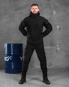 Тактический костюм SoftShell REHYDRATION  black ВТ0446