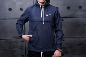 Анорак nike President синий S M