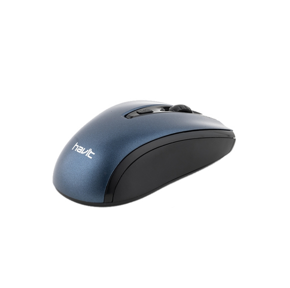 Мишка бездротова Havit HV-MS858GT чорний/синій | Зображення 1