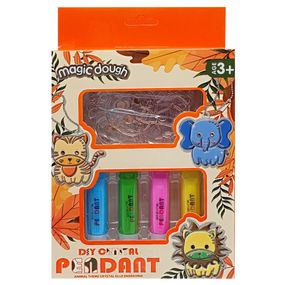 Набор для творчества "Magic dough" 5040-43-50(Orange) формы для брелков, стразы, краски