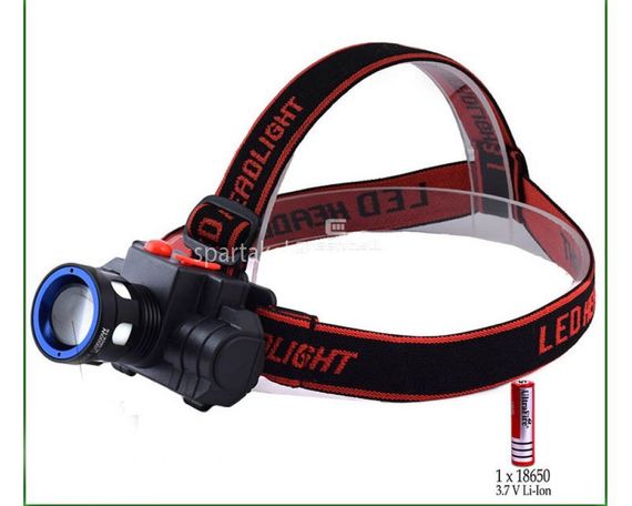 Налобний ліхтар з потужним світлодіодом 1000 люмен XPRO BL CB 0604 T6 (42635-BL CB 0604_161)