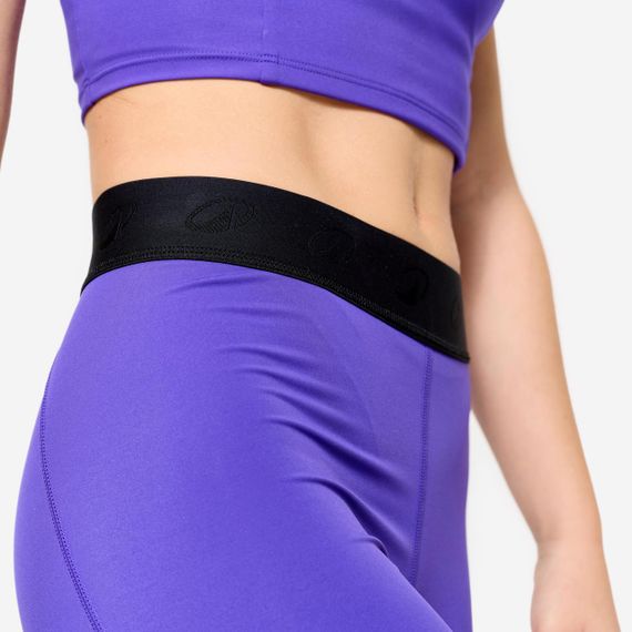 Легінси жіночі для фітнесу з високою талією фіолетові - M UA44L31 | Зображення 4