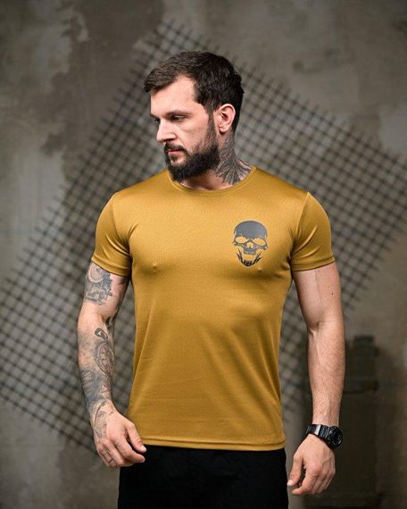 Тактична потоотводна футболка Король посадки coyot ПП7845 | Зображення 1