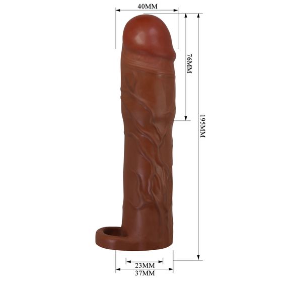 Насадка на член - Pretty Love Gerd Penis Extender +3" Latin | Зображення 8