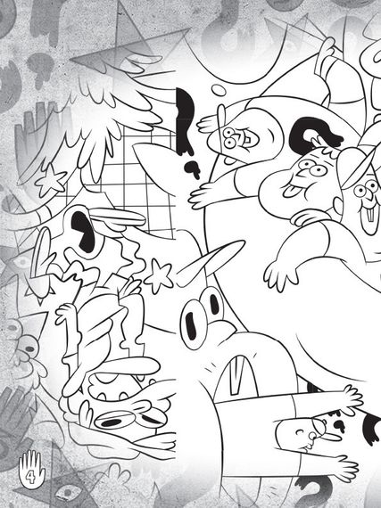 Дитяча розфарбовка з наклейками. Герої: Дісней, Гравіті Фолз, Мейбл і Пухля 1271014 | Зображення 4