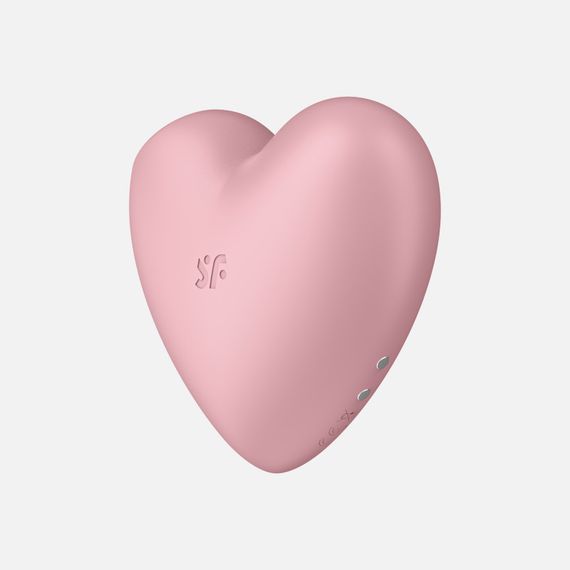Вакуумний стимулятор для клітора Cutie Heart колір: рожевий Satisfyer (Німеччина) Sex Aura | Зображення 3