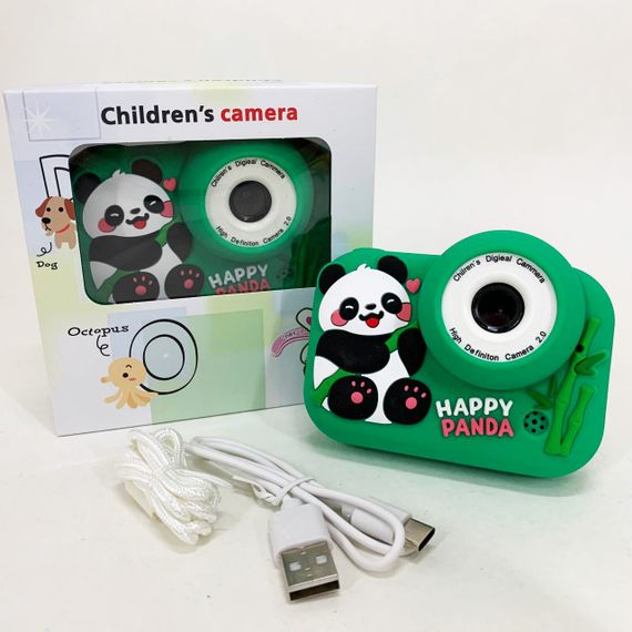 Детский фотоаппарат Панда Green WJ-34 | Зображення 6