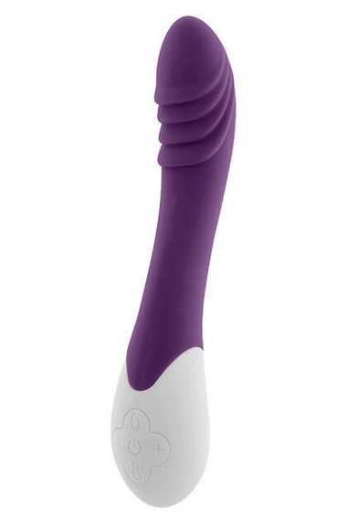 Вибратор S Pleasures Premium Phoenix, для точки G, фиолетовый, водостойкий, 16 видов вибрации, нагрев sexstyle