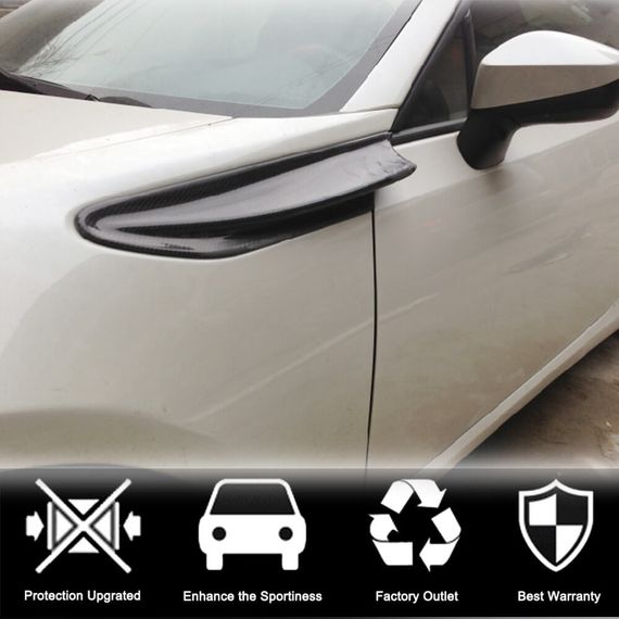 Накладки на передние крылья (Карбон) для Subaru BRZ 2012-2021 гг | Зображення 2