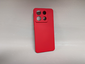 Чохол для Xiaomi Redmi Note 13 Pro 5G / Сяомі Редмі Ноут 13 Про 5G, силіконовий, матовий, червоний
