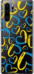 Чехол на Huawei P30 Pro Сердца UA "5292u-1621-17620"