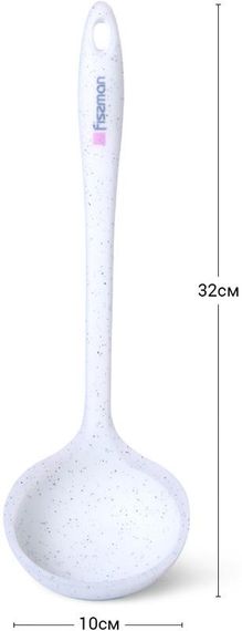 Половник Fissman Bianca 32см / 130мл нейлон+силікон | Зображення 2