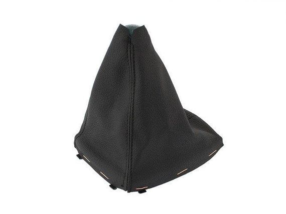 Ford Focus C-Max (03-06) чехол ручки переключения передач КПП + рамка черная, Форд Фокус С-Макс