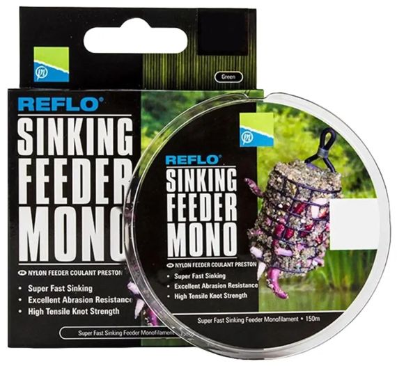 Леска Preston Reflo Sinking Feeder Mono 150m 0.18mm 1.81kg
