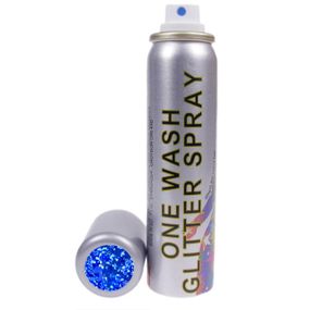 Глиттерный спрей для волос Синий Stargazer One Wash Glitter Spray BLUE 75 мл