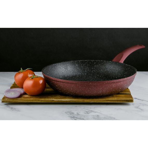 Сковорідка PR-2109-28 'CHERRY' LAVA-STONE 28x5,4 см, PEPPER | Зображення 3