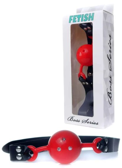 Кляп Fetish Boss Series - Ball Gag rubber Red 1, BS6100032 Sex Aura