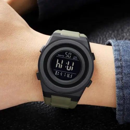 Хорошие мужские часы фирма SKMEI, Часы мужские для плавания для кемпинга и отдыха HW-46 | Зображення 9