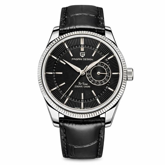 Чоловічий годинник Pagani Design PD-1689 Silver-Black
