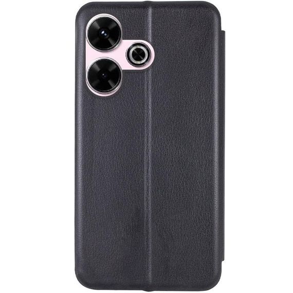 Шкіряний чохол-книжка Classy для Xiaomi Redmi 13 4G / Poco M6 4G Чорний | Зображення 2