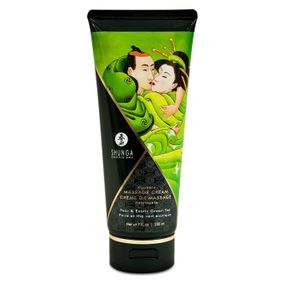 Їстівний масажний крем Shunga Kissable Massage Cream (200 мл), Pear & Exotic Green Tea