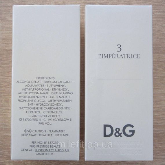 Жіноча туалетна вода Dolce & Gabbana 3 L`Imperatrice 100 мл | Зображення 1