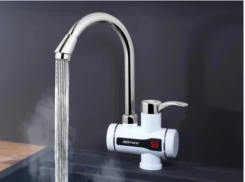 Водонагрівач проточний бойлер – кран із LCD дисплеєм Delimano Water Heater Digital RX002 ∙ Нижнє підключення | Зображення 4