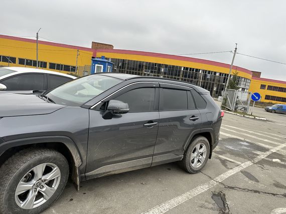 Вітровики з хромом (4 шт, HIC) для Toyota Rav 4 2019-2024 | Зображення 1