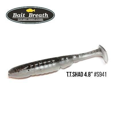 Силіконова приманка, Їстівний силікон Bait Breath T.T.Shad 4,8" (5 шт.) (941 BYS magic shad)
