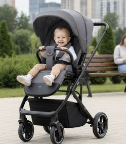 Прогулянкова коляска Alfa CRL-5508 BFM Graphite Grey CARRELLO
