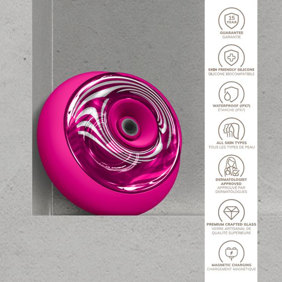 Масажер для обличчя та тіла GESKE Sonic Cool&Warm Face and Body Massager 9в1 magenta | Зображення 2