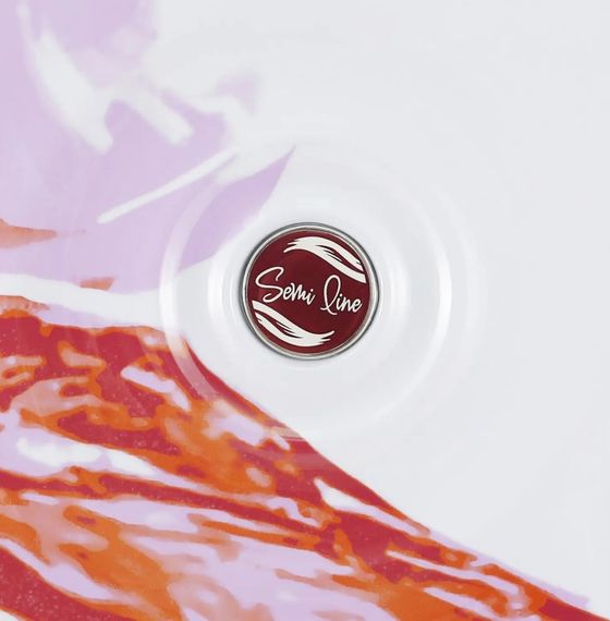 Валіза Semi Line 20" (S) White/Red Print (T5654-1) (DAS302888) | Зображення 1