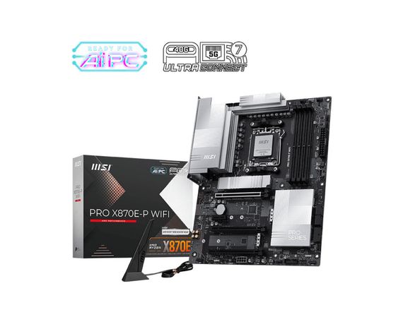 Материнcкая плата MSI PRO X870E-P WIFI sAM5 X870E 4xDDR5 M.2 HDMI WiFi BT ATX 911-7E70-002 | Зображення 5