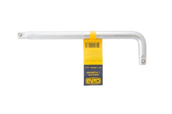 Вороток L- образный CrV 1/2 250мм СИЛА | Зображення 1