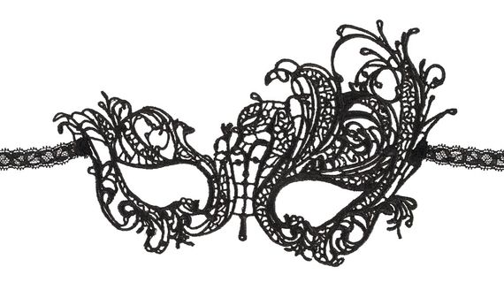 Маска на очі - 2480301 Cottelli Collection Mask Black | Зображення 3