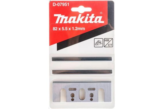 Ножі стругальні 82 мм для рубанка Makita 1902, N1923B, 1923H, KP0810, KP0810C, KP0800, BKP180, DKP180 (D-07951)