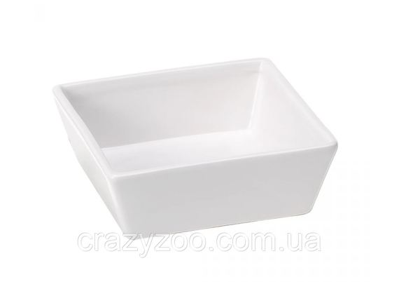 Миска для собак та котів Ferplast Altair 14 керамічна біла 14x14x5 см 500 мл 71099311