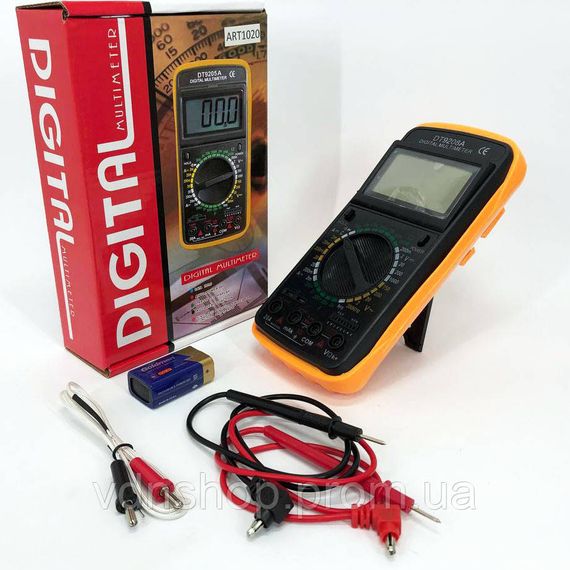 Тестер напруги цифровий з функцією діодного тесту Digital, Портативний мультиметр цифровий ZB-98 | Зображення 4