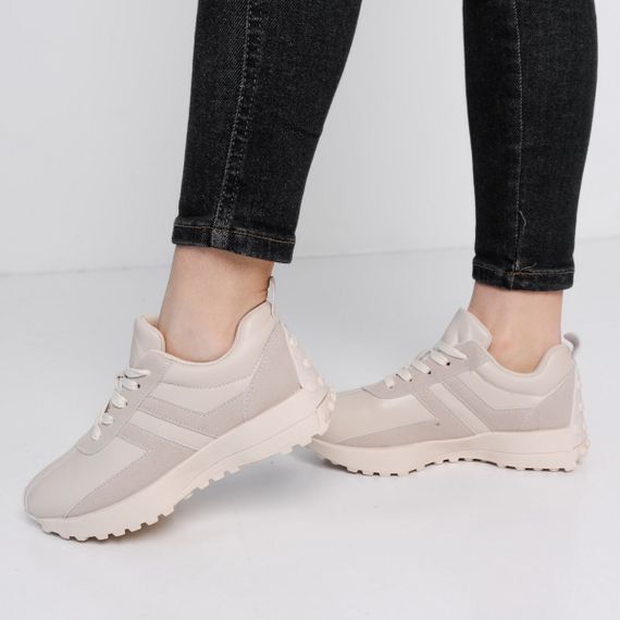 Кроссовки женские Fashion Joan 3921 39 размер 245 см Молочный | Зображення 2