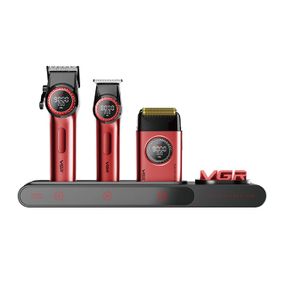 Комплект для стрижки VGR STEPLESS PRO 3 IN 1 RED червоний