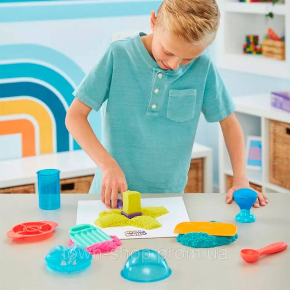 Набор песка для детского творчества - Kinetic Sand Цветные приключения | Зображення 5