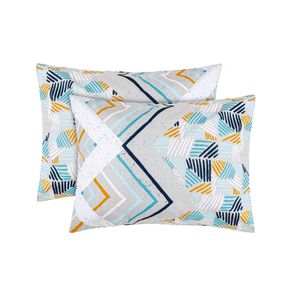 Набір наволочок Home Line 65079 Україна 50x70  Бавовна Фіолетовий, Бежевий