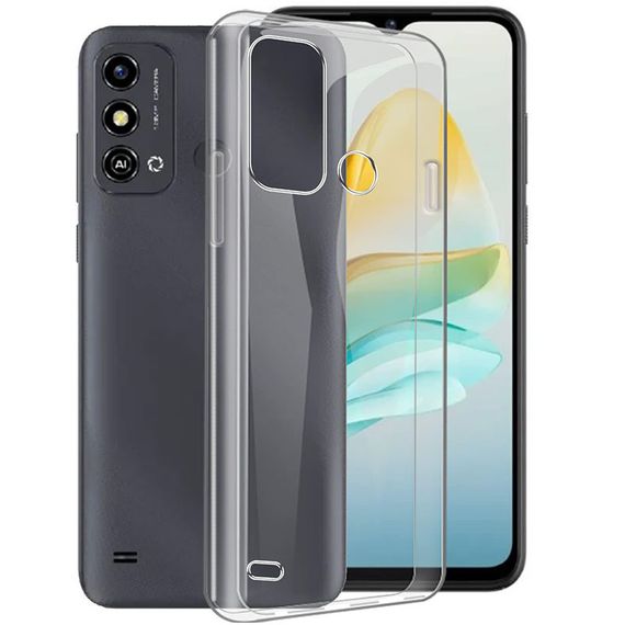 TPU чохол Epic Transparent 1,5mm для ZTE Blade A53 Безбарвний (прозорий) | Зображення 1