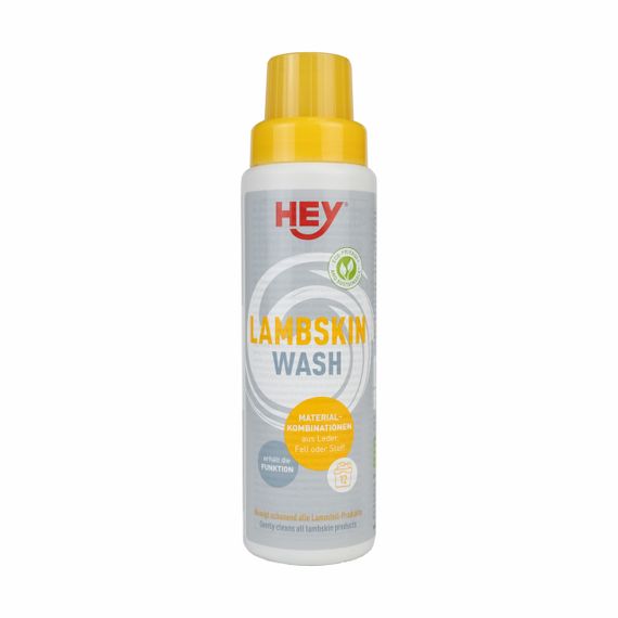 Засіб для прання шкіри і текстилю HeySport Lambskin Wash 250 мл, Гель для прання шкіряних рукавичок і мотоодягу, heysport