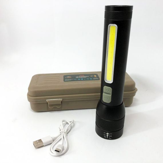 Тактичні ліхтарі COBA CB-C22-P90+COB, Довговічний світлодіодний ліхтар, Ліхтар HI-991 ручний потужний | Зображення 9