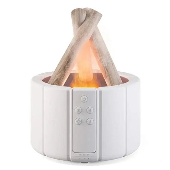 Увлажнитель воздуха с подсветкой пламени , эффект костра | Зображення 1