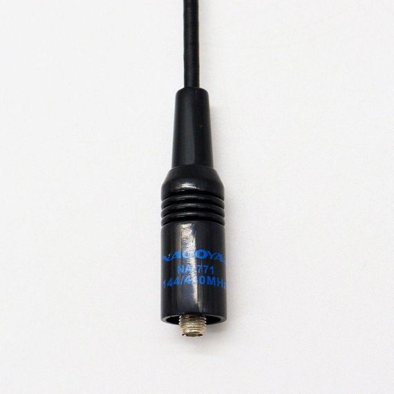 Усиленная антенна для рации (38 см), 144/430 МГц, Nagoya NA-771 / Гибкая двухдиапазонная антенна на | Зображення 6