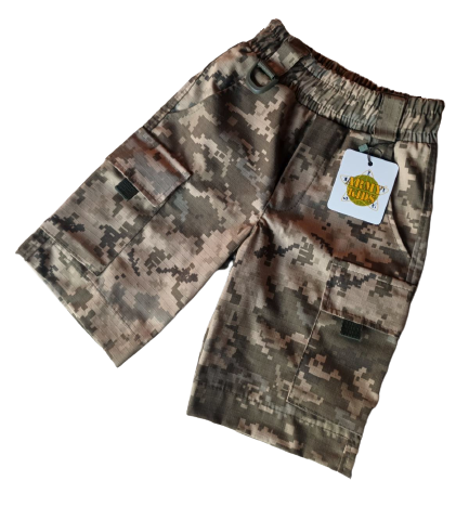 Дитячі камуфляжні шорти ARMY KIDS RANGER камуфляж Піксель