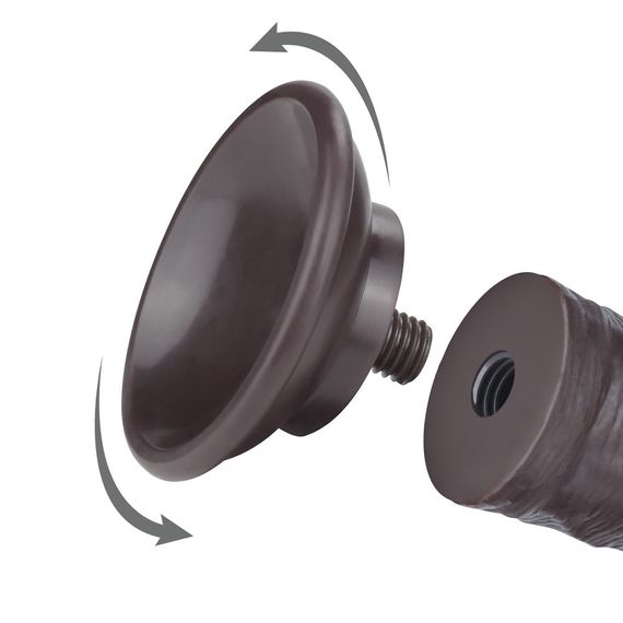 Фаллоимитатор 8' Sliding Skin Dual Layer Dong sexstyle | Зображення 4